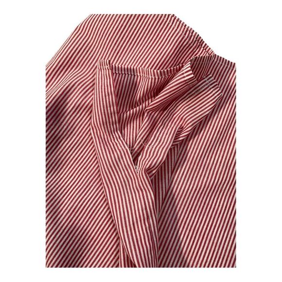 Karen Scott Shirt Womens Red White Blue Striped Stars Embroidered July 4 Size XL - Picture 9 of 14